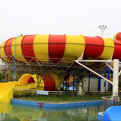 Kapasitas tinggi Aqua Park Peralatan Ruang Bowl Water Slide Dengan 720 Riders / H