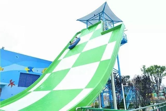 Besar Aqua Park Peralatan Slide Cepat Air For Fun Dua Interaktif Air