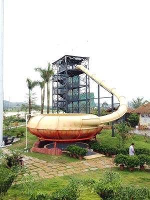 Dewasa Panjang Kustom Water Slides, Ruang Bowl Water Slide 180riders / H Kapasitas
