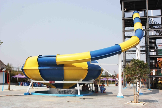 Resort Aqua Park Peralatan raksasa fiberglass slide / Ruang Bowl Water Slide