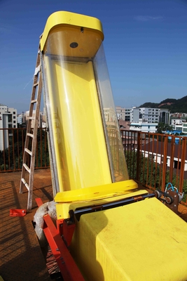 Aqua loop besar Fiberglass Water Slides Untuk Dewasa, Tetap Jenis Slide untuk Outdoor Water Park