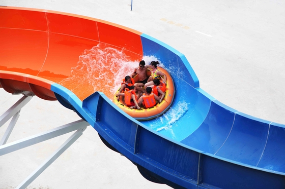 Galvanis Tantrum Carbon Steel Aqua Park Peralatan Slides untuk Adventure Water Park