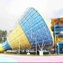 Taman Hiburan FRP Aqua Water Untuk Dewasa / Disesuaikan Tornado Slide 16m platform Tinggi