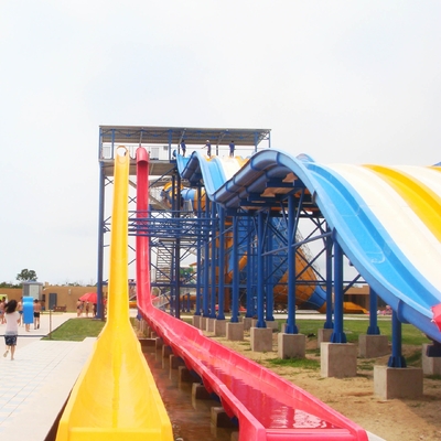 Colorful Slide Internet Kecepatan Adult Air dengan Air Amusement Park konstruksi untuk Water Park