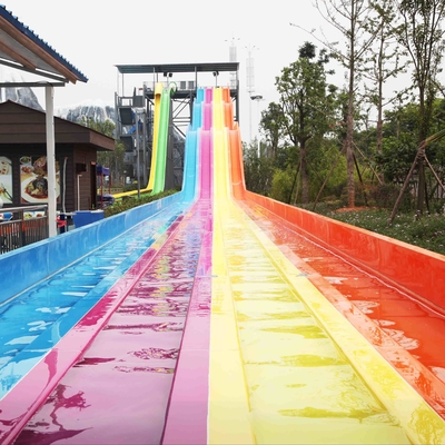 Kecepatan tinggi Fiberglass Water Slides / Dewasa Air Plastik Slide untuk Adventure Water Park