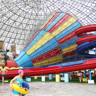 Kolam Lipo Super Tornado Slide Slide 14.6m Platform Tinggi