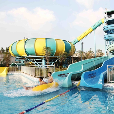 16m Platform Fun Aqua Park Air Fiberglass Meluncur Luncuran Air Giant Space
