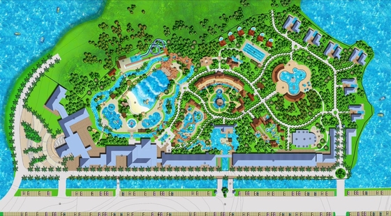 Amusement Water Park Conceptual Design / Tim Desain Profesional untuk Water Park