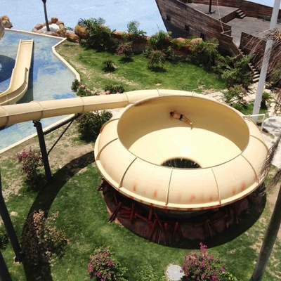 Ruang Bowl Water Slide Fiberglass Water Park Peralatan untuk Dewasa Aqua Park