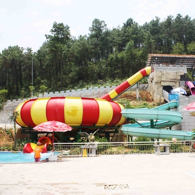 Theme Park Slide Super Bowl Water Playground Equipment Water Park