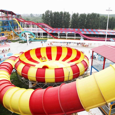 Theme Park Slide Super Bowl Water Playground Equipment Water Park
