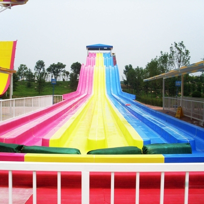 Theme Park Custom Highspeed Water Slides untuk Dewasa, Seluncuran Air Berwarna untuk Taman Aqua raksasa