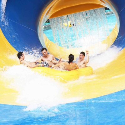 Peralatan Taman Aqua FRP untuk Dewasa, Slide Tornado Disesuaikan / Gulungan Air Fiberglass