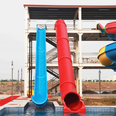 Indoor / Outdoor Kustom Water Slides Game Untuk Anak-Anak / Keluarga Holiday Resort