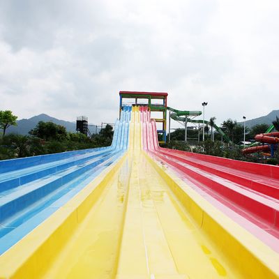 Theme Park Kustom Water Slides Struktur Steel Untuk Hotel / Resor Digunakan