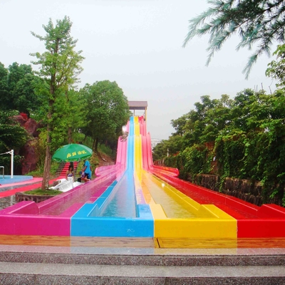 Slide FPR Kustom Water Slides OEM Ekstrim Air Dengan Kecepatan Tinggi