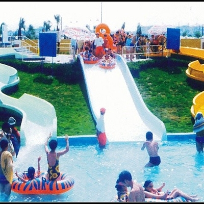 Kustom Kombinasi Fiberglass Anak Water Slide untuk tema Water Park