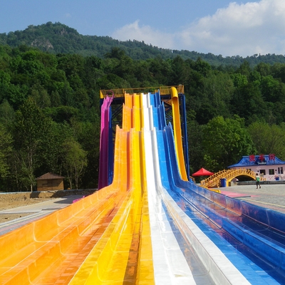 Hot Sale terbuka Fiberglass Water Slides untuk Dewasa Digunakan di Taman Waterpark
