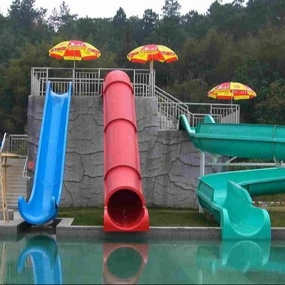 Indoor / Outdoor Fiberglass air slide permainan untuk anak-anak / Resort liburan keluarga