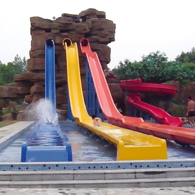 OEM variabel kecepatan ras Slide, jatuh bebas Slide, anak-anak / orang dewasa Fiberglass air slide