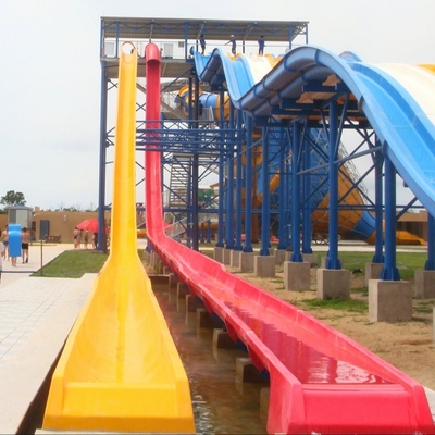 OEM variabel kecepatan ras Slide, jatuh bebas Slide, anak-anak / orang dewasa Fiberglass air slide