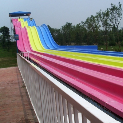 Sisi-by-side Multi-lane Slide Fiberglass Race, balap seluncuran, Custom air slide