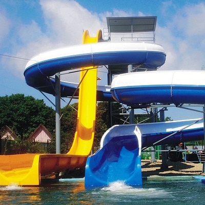 Fiberglass Kecepatan Slide, Water Park Raft Slide, Custom Water Slides Peralatan