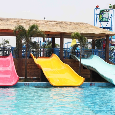 anak-anak besar Playground Slide dengan Aqua Play, Fiberglass Water Slides untuk Anak