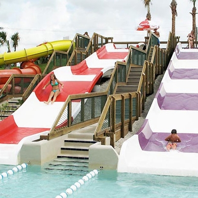 anak-anak fiberglass perumahan pool slide untuk bermain air / anak-anak air slide