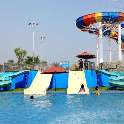 anak-anak fiberglass perumahan pool slide untuk bermain air / anak-anak air slide
