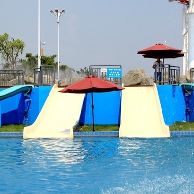 Fiberglass Kids&#39; Water Slides, Commercial Water Slides untuk Resort Water Pool / Anak Water Park