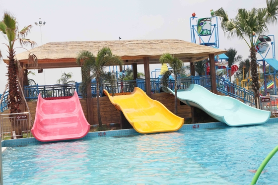 Disesuaikan Anak Water Slide Amusement Park Games Untuk Interaksi Keluarga