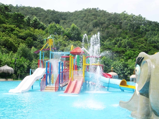 304 Stainless Steel raksasa Aqua Playground Hot Dip Galvanized Air Rumah Aqua Park