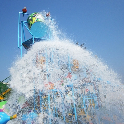 Luar ruangan Permainan Air Playground Water Park, Big Water Rumah 100 Riders OEM