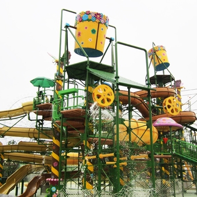Besar air rumah, peralatan bermain Aqua, baja Aquatic bermain struktur