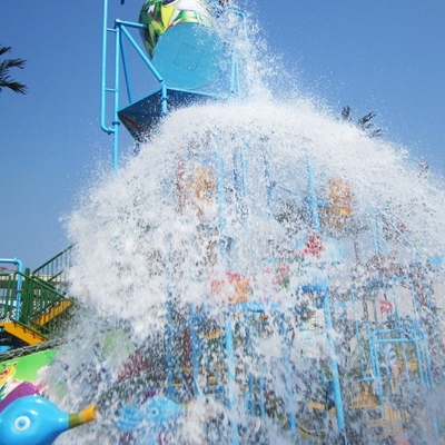 Besar air rumah, peralatan bermain Aqua, baja Aquatic bermain struktur