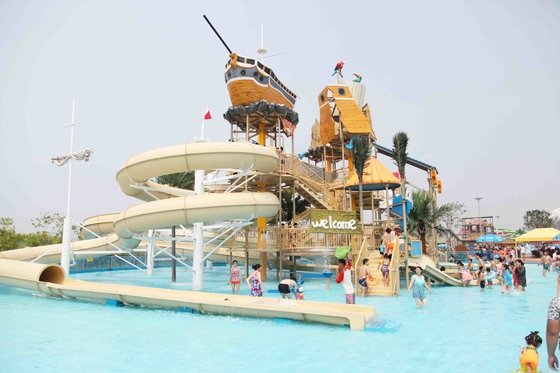1 Tahun Garansi Aqua Playground Anak-anak / Dewasa Taman Air Aqua Dengan Slide Air