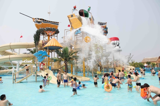 Lucu Aqua Playground Fun Water Slide Kombinasi Dengan Terbesar Air Slide Untuk Keluarga