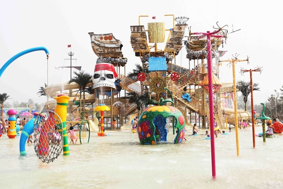 14.5m Indoor Playground Water Park, Peralatan Commercial Air Playground 29 x 27m untuk Gaint Water Park