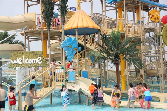 Big Water House Water Park Pertandingan Baja Aquatic Bermain Struktur Untuk Amusement Park