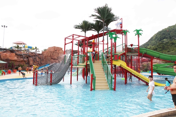 6.5 M Perlengkapan Rumah Air Anak / Peralatan Playground Air untuk Kolam Renang di Taman Aqua