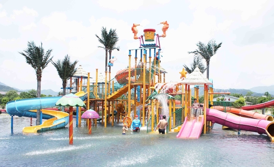 Fun Water Permainan Mainkan Untuk Anak Dengan Galvanized Carbon Syeel Pendukung