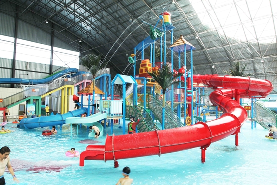 Taman Air Stainless Steel 304 dengan Area bermain Indoor, FPR tetap jenis