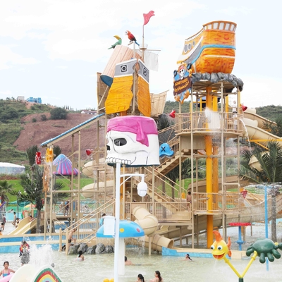Fiberglass Air Playground Equipment / Air Playstation Disesuaikan