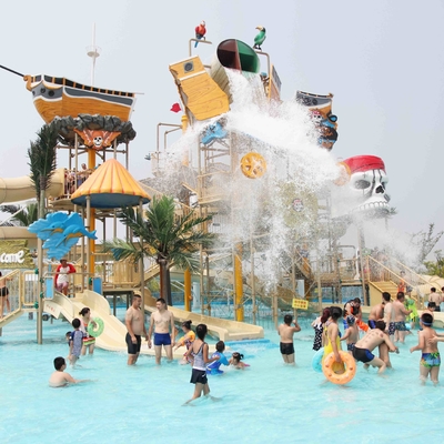 Fiberglass Air Playground Equipment / Air Playstation Disesuaikan