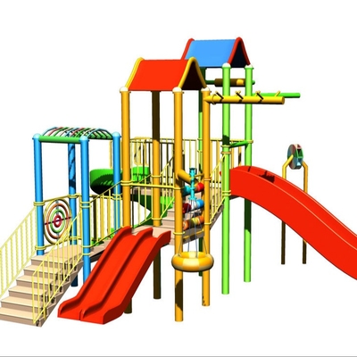Orangtua-anak tema bermain Stasiun peralatan, anak-anak air Park bermain anak untuk 30 pengendara