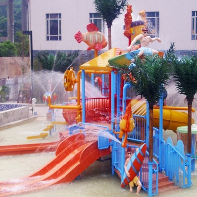 Peralatan taman air, Taman Bermain air anak untuk 50 pengendara 17,5 * 11 * 7 m