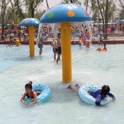 Commercial Fiberglass Duck Semprotkan Water Park Equipment Anak terbuka Permainan