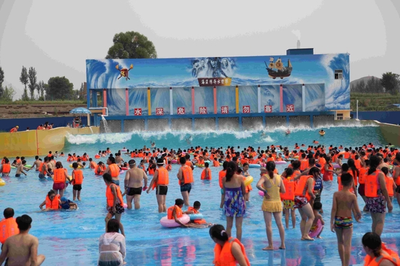 Water Park Wave Pool Equipment, Waterpark Wave Machine Untuk Hiburan Keluarga di Aqua Park
