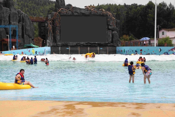 Tema Buatan Wave Pool Water Park Fiberglass Vacuum Gelombang Mesin OEM untuk Aqua Park